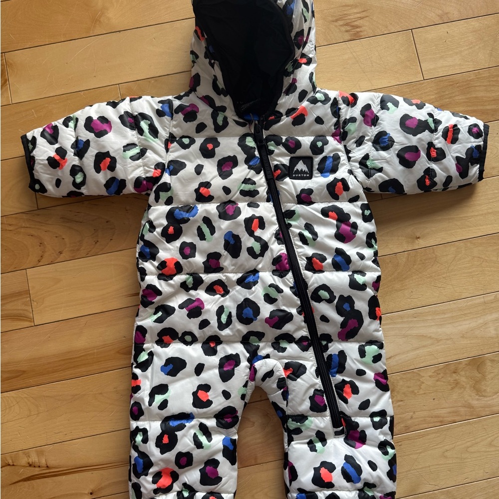 Burton Multicolor Leopard Print Kids Footie